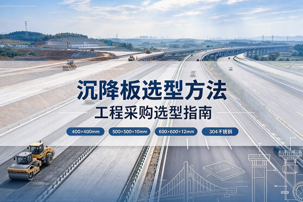 云霄沉降板选择方法