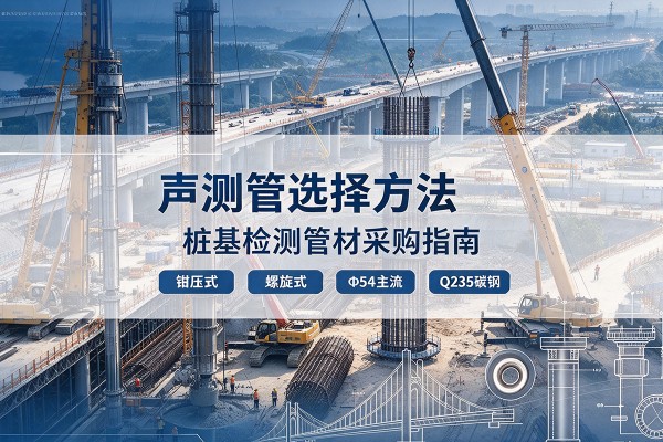 云霄声测管选型标准