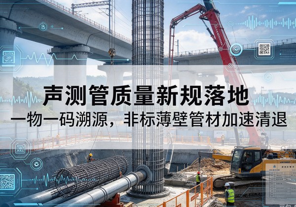 云霄声测管质量新规落地，一物一码溯源，非标薄壁管材加速清退