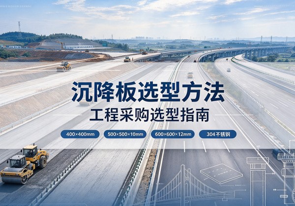 云霄沉降板选择方法