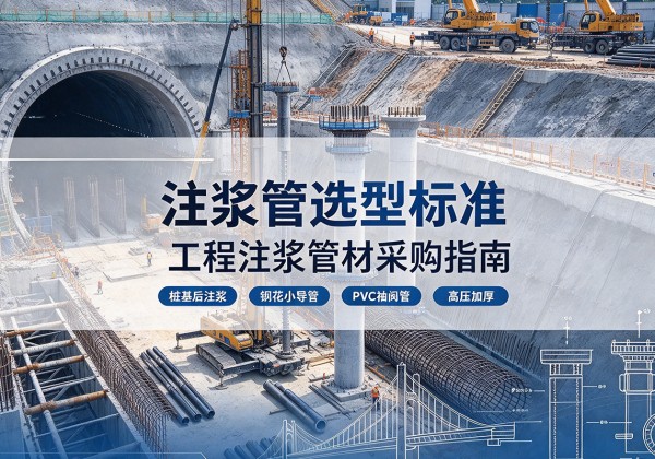 云霄注浆管选型标准